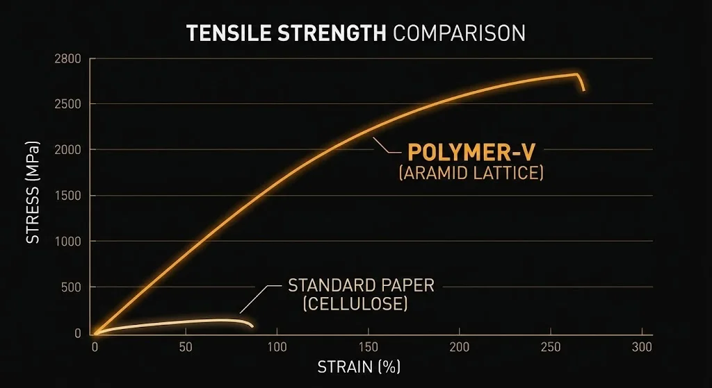 Polymer-V Ballistic Film &mdash; Tensile Testing